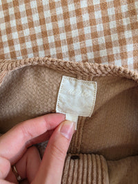 Aerie Corduroy Kick Flare Overalls (S)