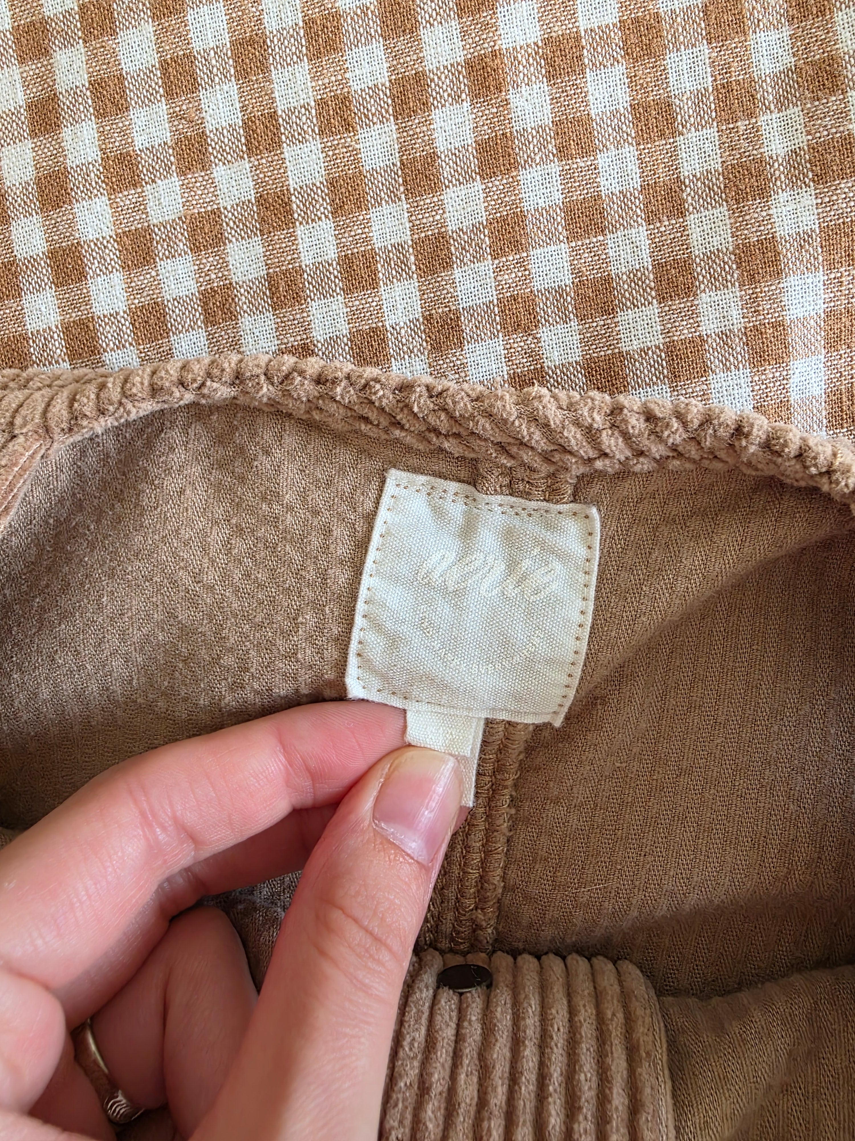 Aerie Corduroy Kick Flare Overalls (S)
