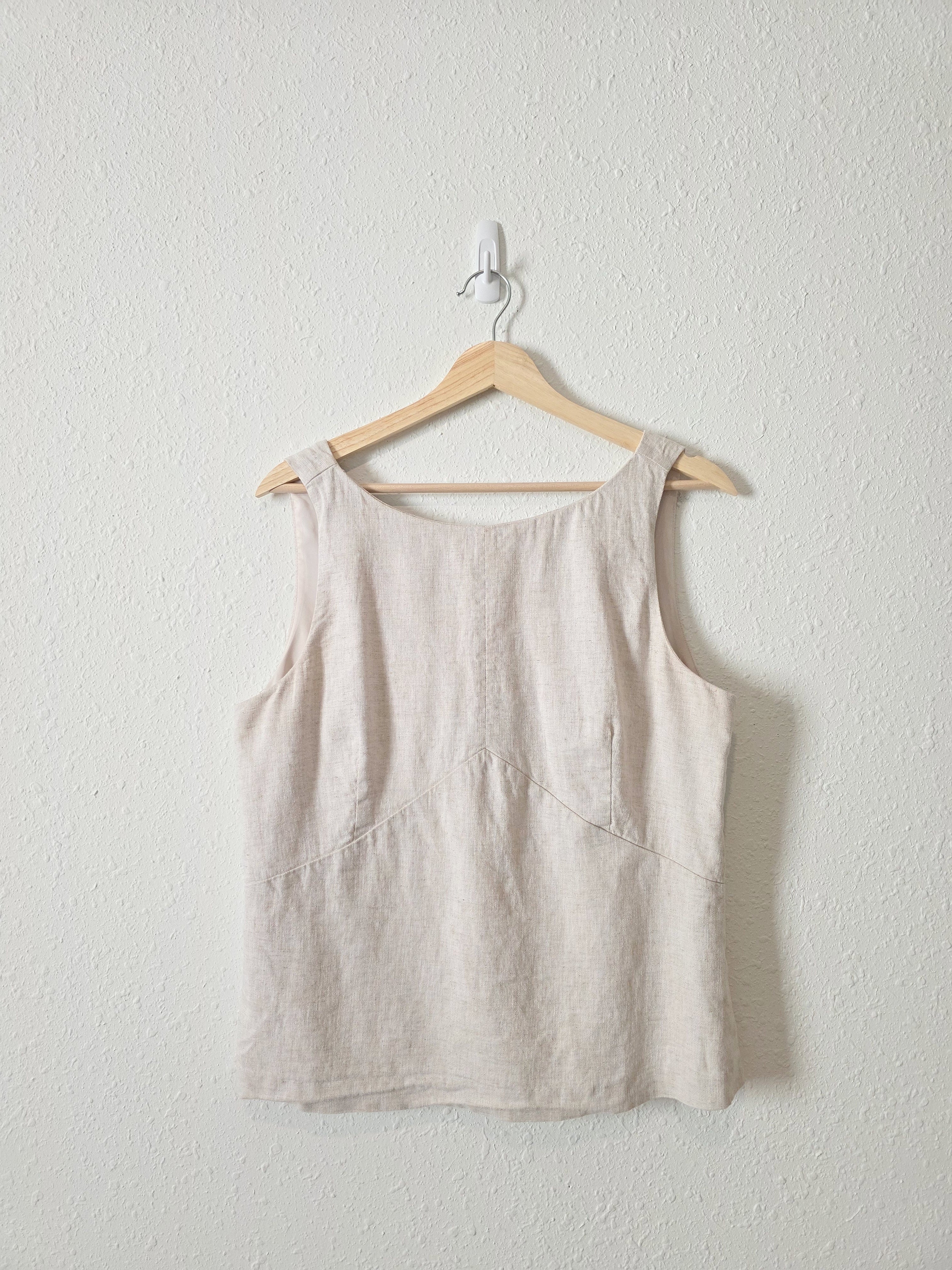 Banana Republic Oat Linen Blend Tank (10)