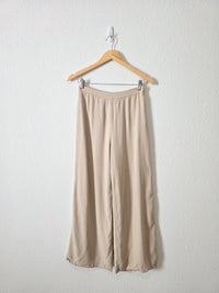 Lulus Wide Leg Linen Blend Pants (M)