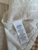 Puff Sleeve Cotton Linen Top (XL)