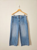 J.Crew Wide Leg Crop Jeans (32P)