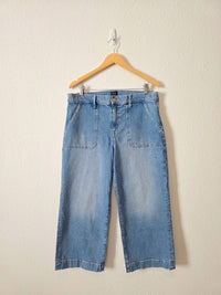 J.Crew Wide Leg Crop Jeans (32P)