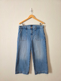 J.Crew Wide Leg Crop Jeans (32P)