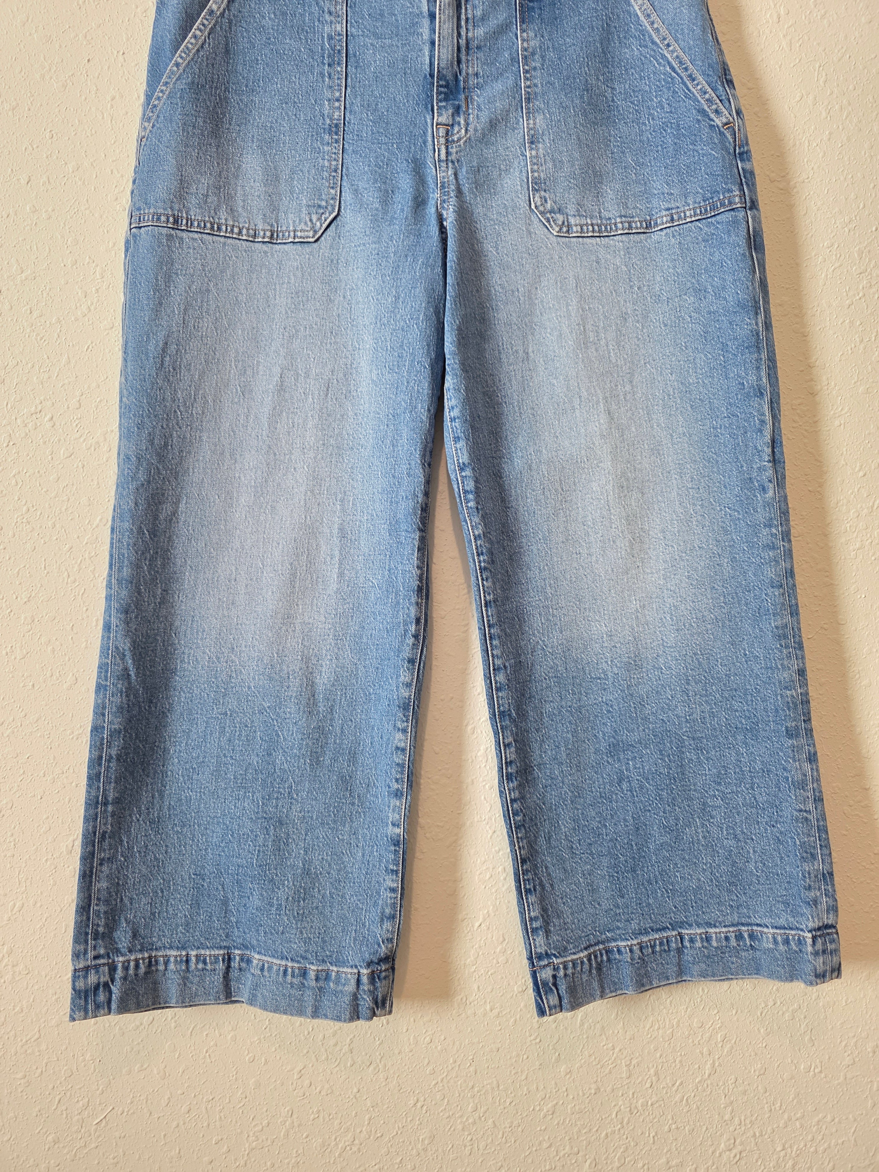 J.Crew Wide Leg Crop Jeans (32P)