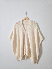 Gap Crochet Poncho Sweater (XXS/XS)