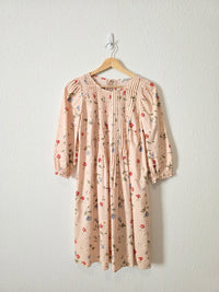 Madewell Floral Pintuck Dress (S)