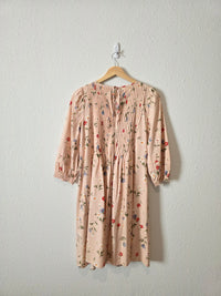 Madewell Floral Pintuck Dress (S)