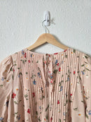 Madewell Floral Pintuck Dress (S)