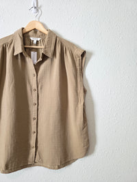 NEW Banana Republic Relaxed Gauze Shirt (L)