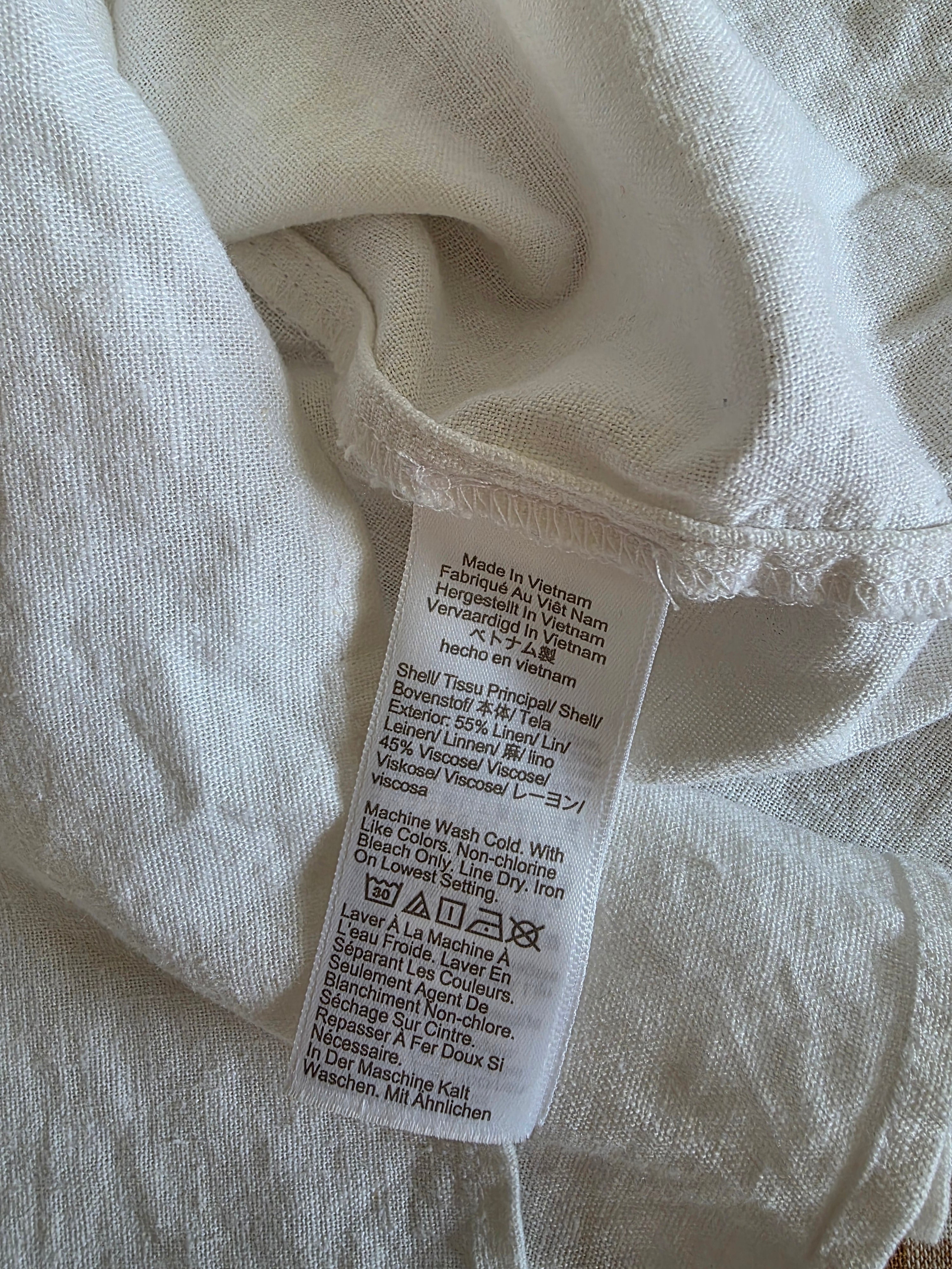 J.Crew Linen Blend Square Neck Tank (XL)