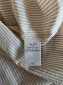 Neutral Striped Cotton Top (XS)