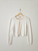 Loft Button Front Ribbed Cardigan (M)