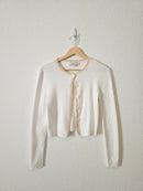Loft Button Front Ribbed Cardigan (M)