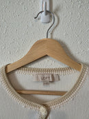 Loft Button Front Ribbed Cardigan (M)