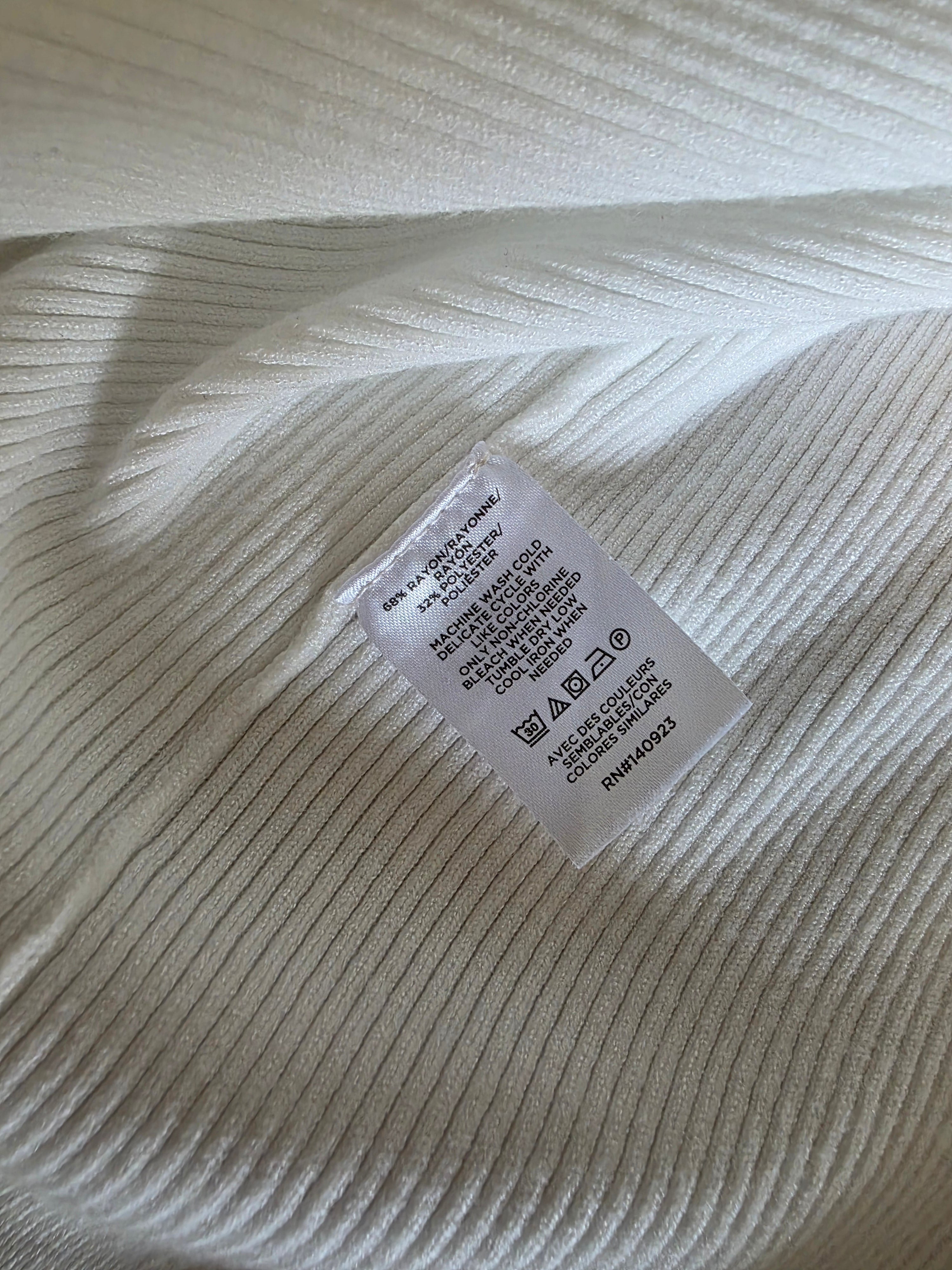 Loft Button Front Ribbed Cardigan (M)