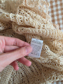 Camellia Crochet Knit Top (M)