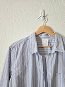 Gap Striped Cotton Button Up (XL)