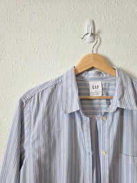Gap Striped Cotton Button Up (XL)