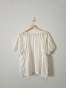 Lucky Brand Embroidered Cotton Top (M)