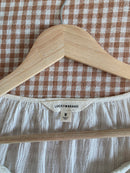 Lucky Brand Embroidered Cotton Top (M)