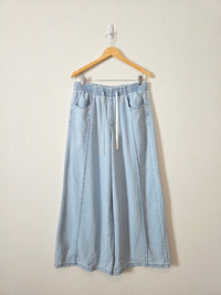 Wide Leg Drawstring Jeans (M)
