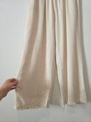 Solai Linen Blend Wide Leg Pants (M)