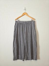 Gap Gingham Wide Leg Pants (L)