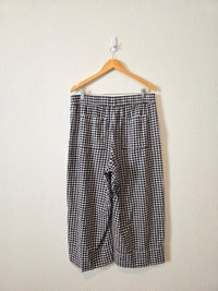 Gap Gingham Wide Leg Pants (L)