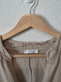Neutral Linen Relaxed Dress (OS)