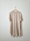Neutral Linen Relaxed Dress (OS)