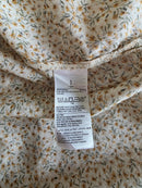 Dainty Floral Button Front Top (S)