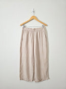 Wide Leg Linen Pants (M)