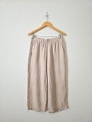 Wide Leg Linen Pants (M)