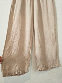 Wide Leg Linen Pants (M)