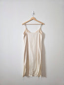 Rails Button Front Linen Midi Dress (S)