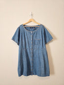 Vintage Denim Mini Dress (20W)