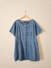 Vintage Denim Mini Dress (20W)