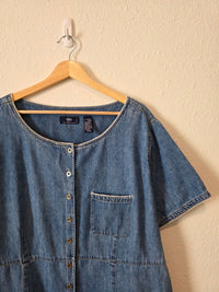 Vintage Denim Mini Dress (20W)