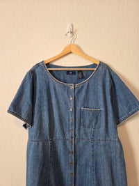 Vintage Denim Mini Dress (20W)
