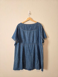 Vintage Denim Mini Dress (20W)