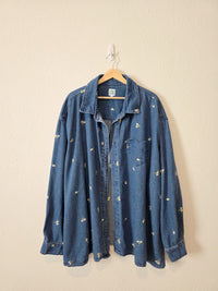 Shiny By Nature Daisy Denim Shirt (5X)