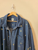 Shiny By Nature Daisy Denim Shirt (5X)