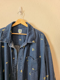 Shiny By Nature Daisy Denim Shirt (5X)