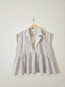 NEW By Together Striped Babydoll Top (M)