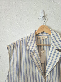 NEW By Together Striped Babydoll Top (M)