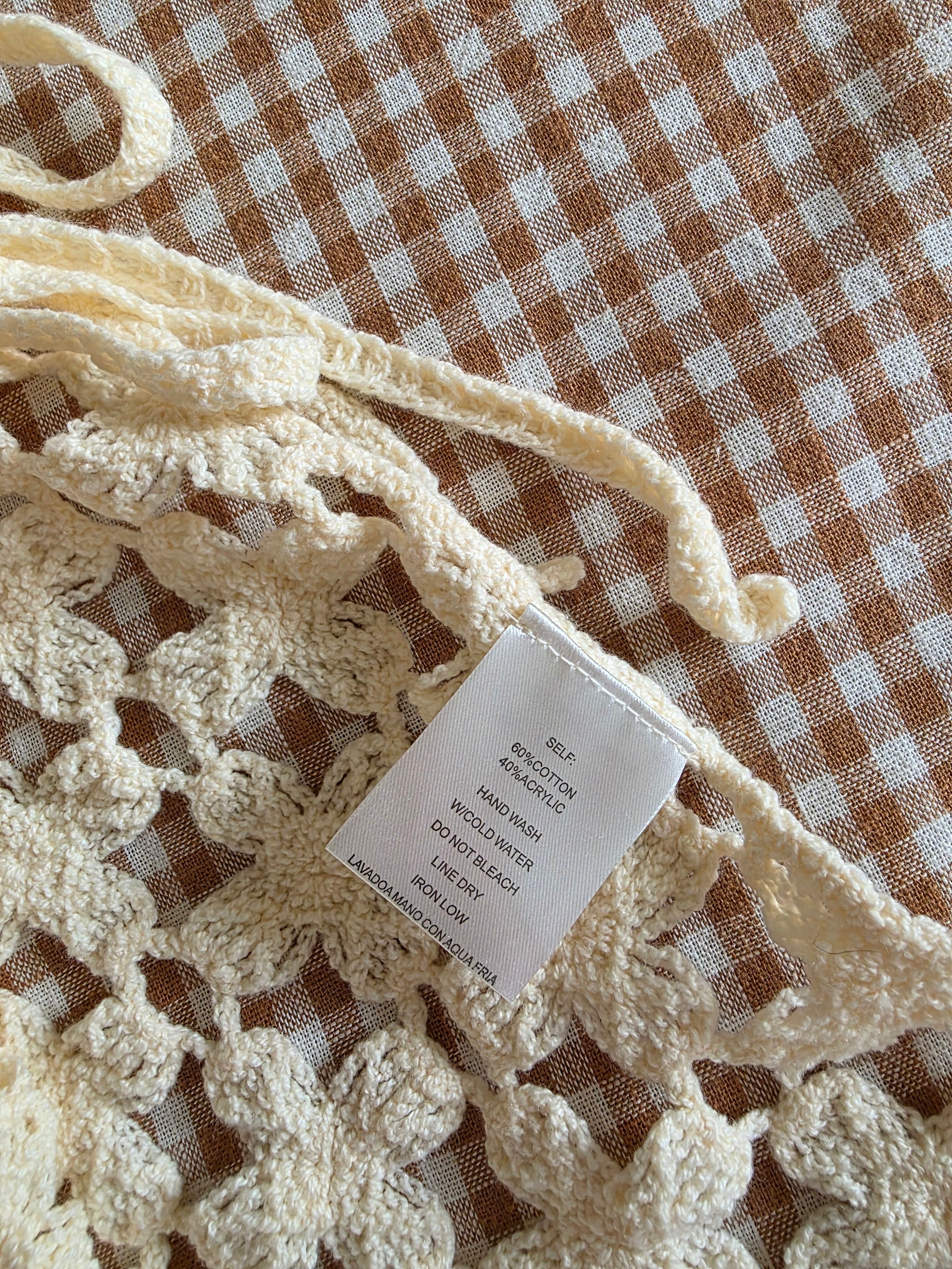 NEW Listicle Crochet Tie Top (S)