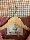 Not Perfect Linen Boxy Top (S/M)