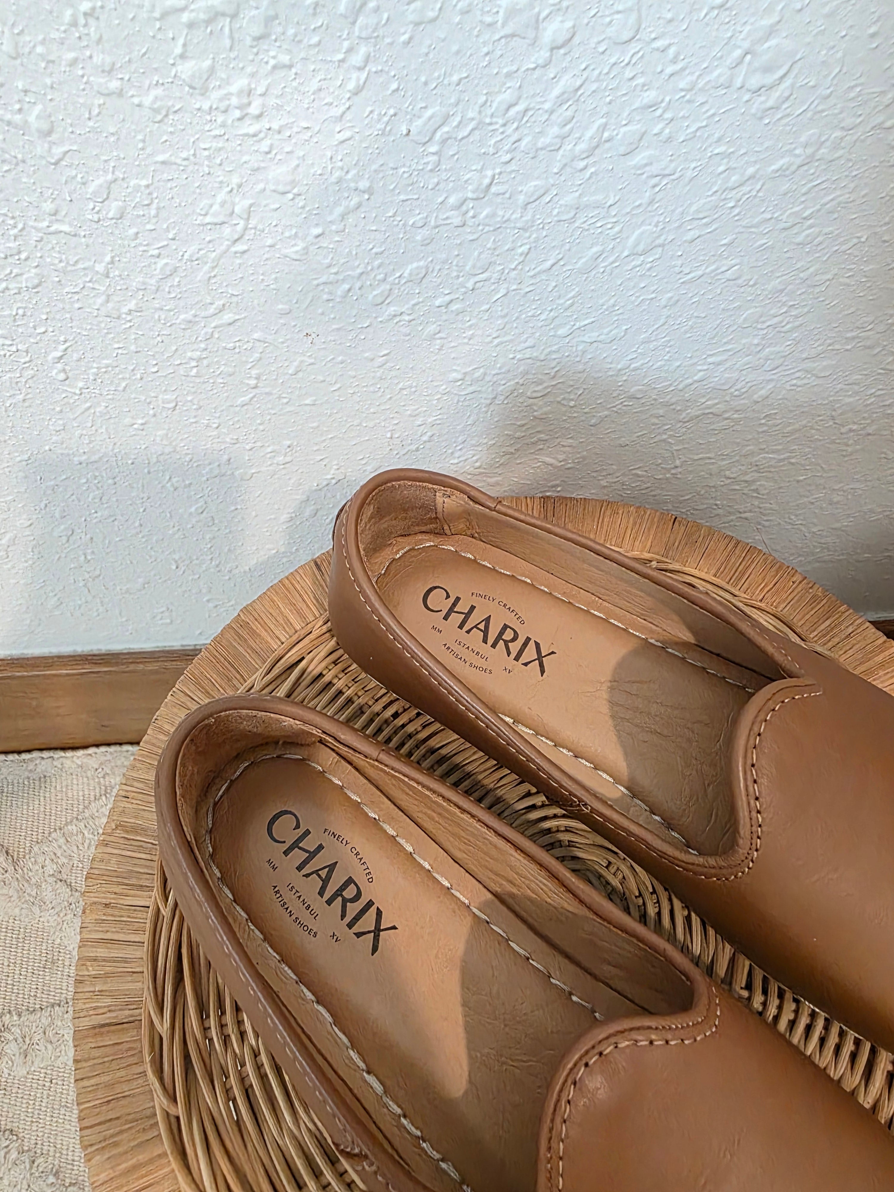 Charix Brown Leather Loafers (7)