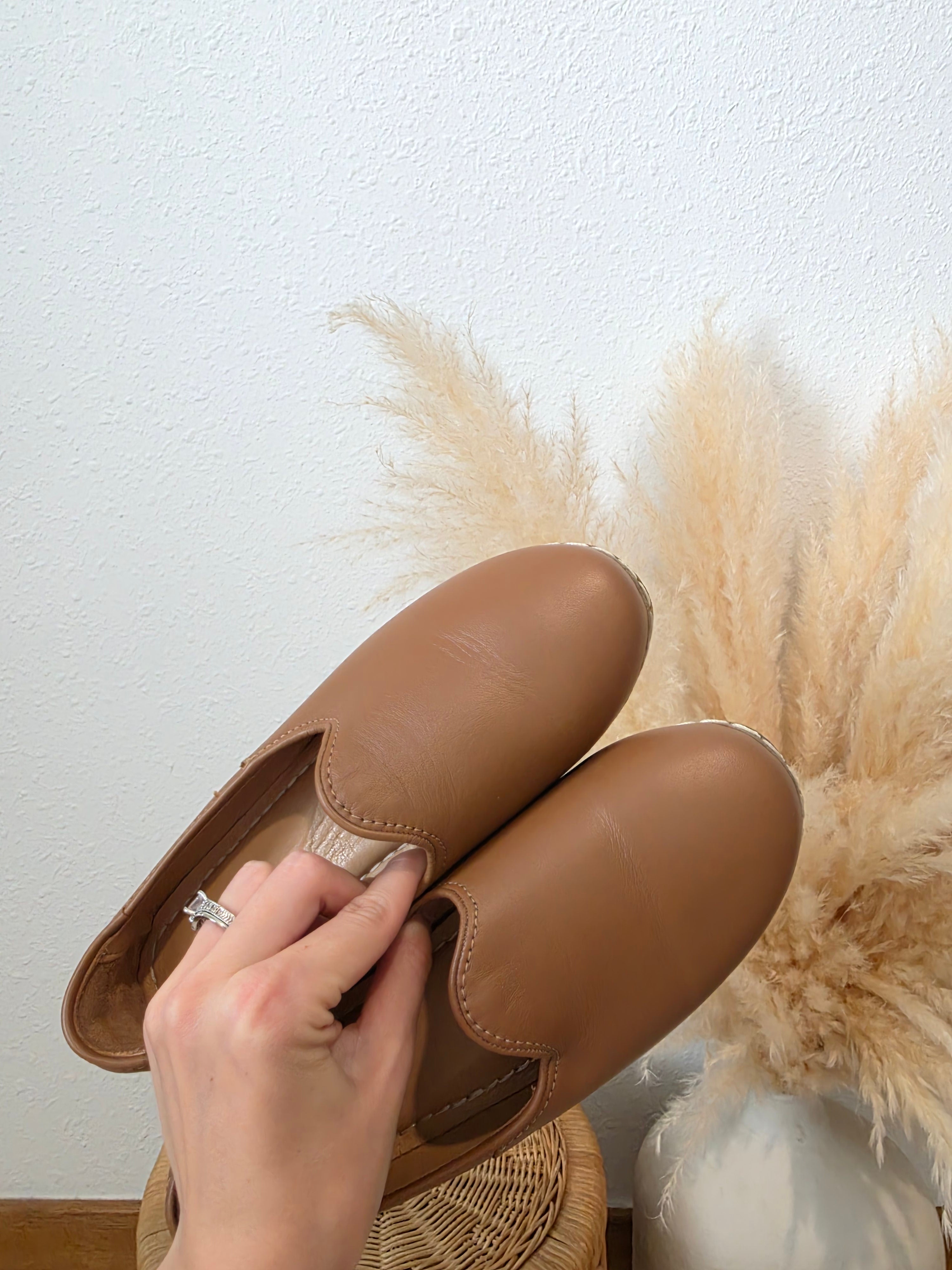 Charix Brown Leather Loafers (7)